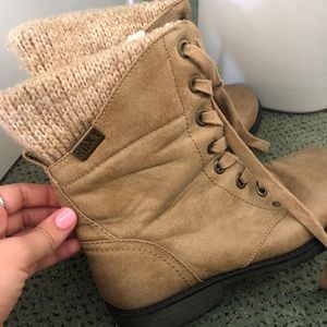 Roxy Sweater Combat Boots